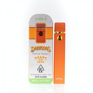 Dabwood Disposable Magic Melons are lab tested, with 2 ingredients of Premium Cannabis Oil and Terpenes! Easy for on the go and carry! Buy dabwoods now.