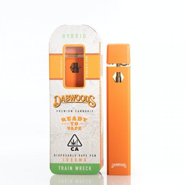 Dabwoods Disposable Train Wreck is a shatter, wax, and oil disposable concentrate vaporizer. It uses the latest technology in dab rigs and vape pens.