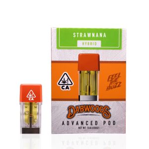 Dab Pod 1G Strawnana available in store and online delivery available now.Its effects known to have the perfect balance of calming mind and energizing body.