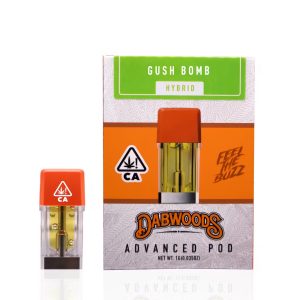 Dab Pod 1G Gush Bomb available in store and online delivery available now. It carries an aroma very similar to the taste with hints of spicy herbs.